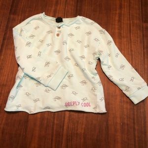 NEVER WORN- 🦈 beachy sweatshirt ⚓️🦈⚓️